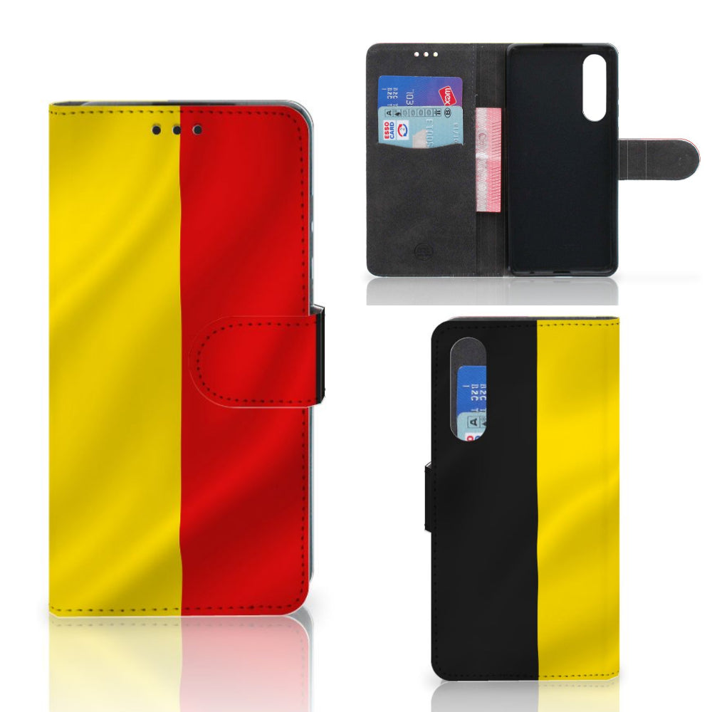 Huawei P30 Bookstyle Case Belgische Vlag