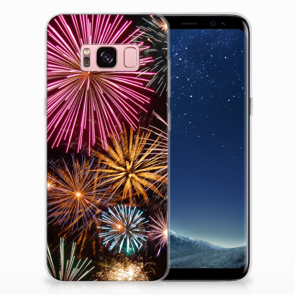 Samsung Galaxy S8 Silicone Back Cover Vuurwerk