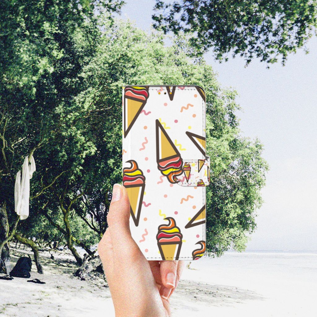 Samsung Galaxy M52 Book Cover Icecream