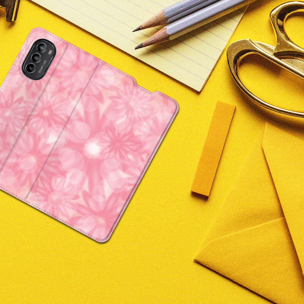 Motorola Moto G52 | Moto G82 Smart Cover Spring Flowers - B2C Telecom