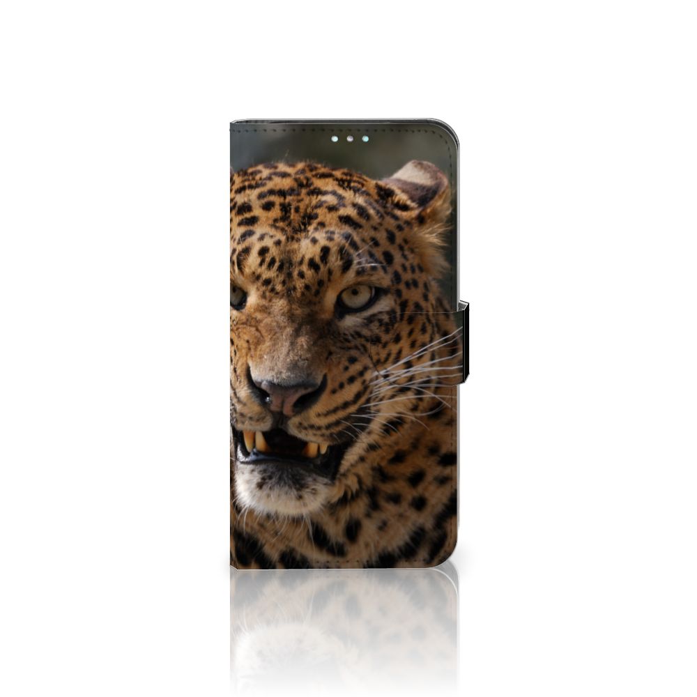 Samsung Galaxy A41 Telefoonhoesje met Pasjes Luipaard