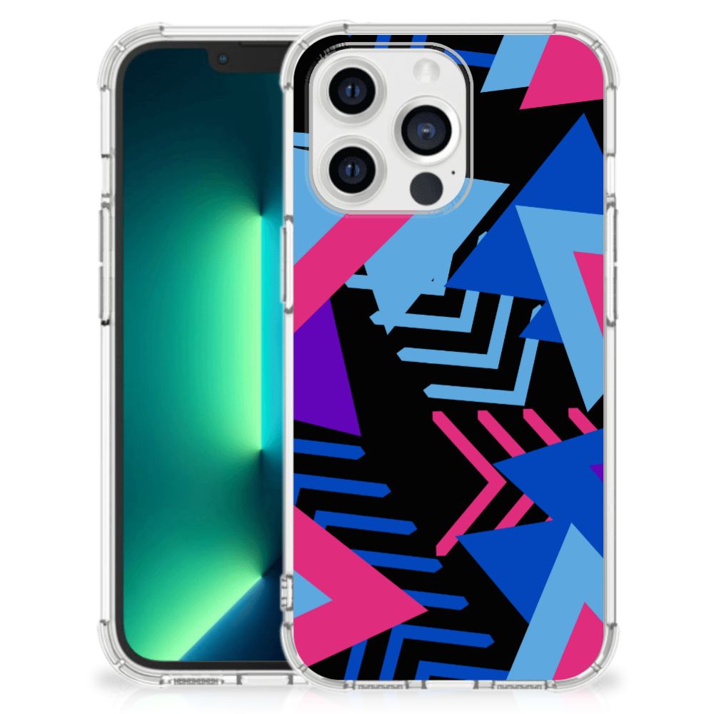 iPhone 13 Pro Max Shockproof Case Funky Triangle - B2C Telecom