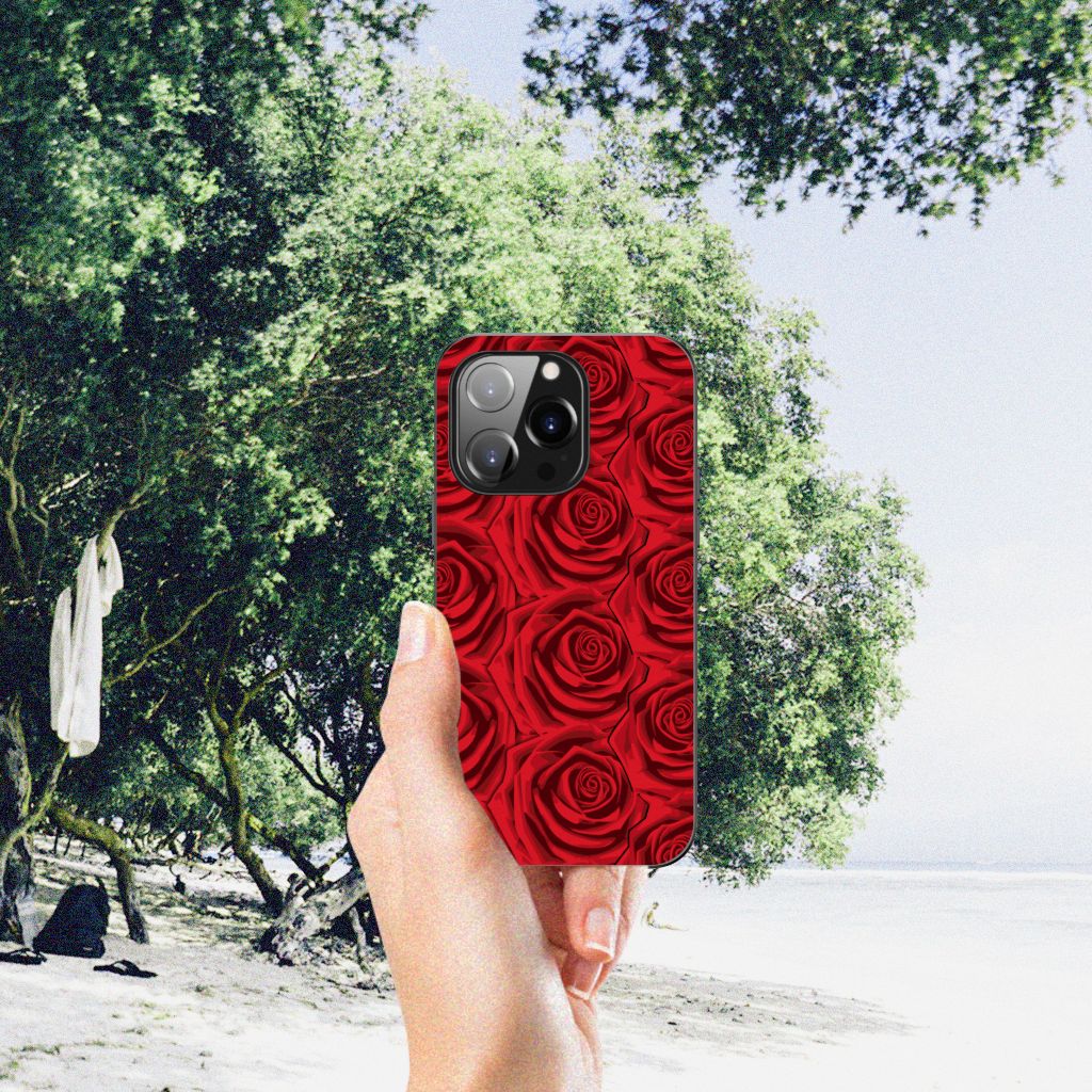 iPhone 14 Pro Bloemen Hoesje Red Roses B2C Telecom