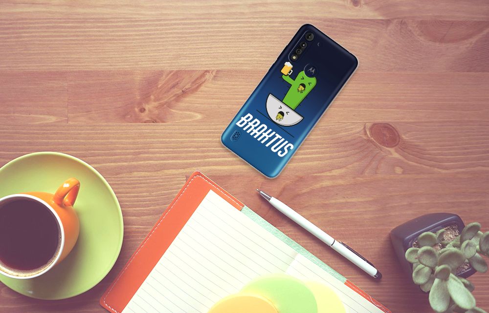 Motorola Moto G8 Power Lite Telefoonhoesje met Naam Braktus B2C Telecom