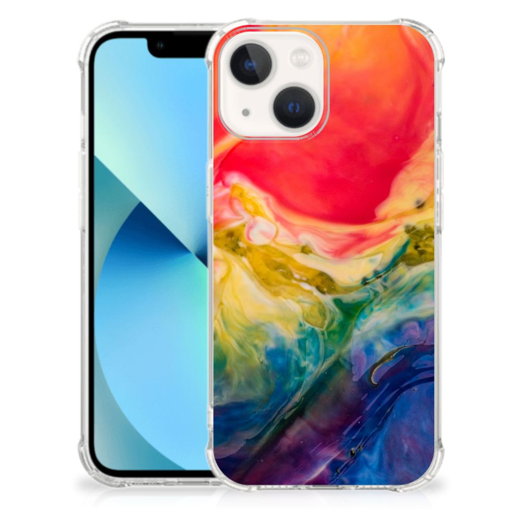Back Cover iPhone 13 mini Watercolor Dark - B2C Telecom