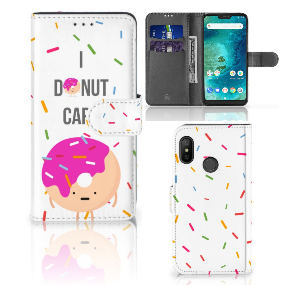 Xiaomi Mi A2 Lite Book Cover Donut Roze