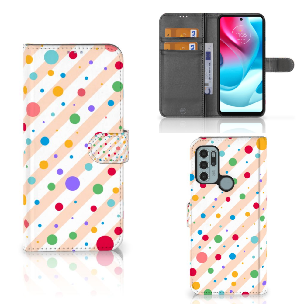 Motorola Moto G60s Telefoon Hoesje Dots