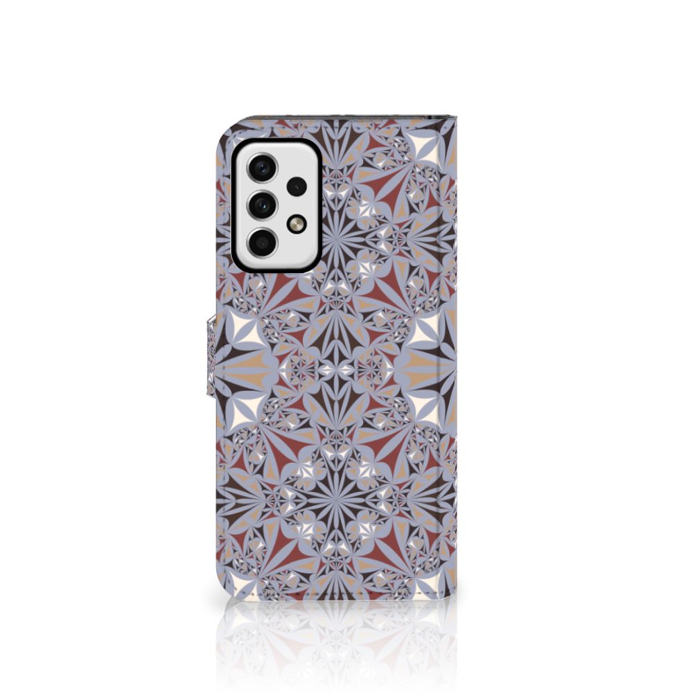 Samsung Galaxy A23 Bookcase Flower Tiles