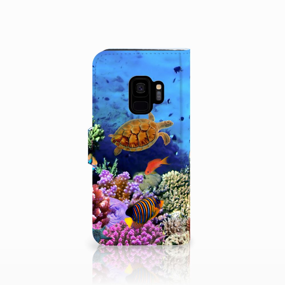 Samsung Galaxy S9 Telefoonhoesje met Pasjes Vissen