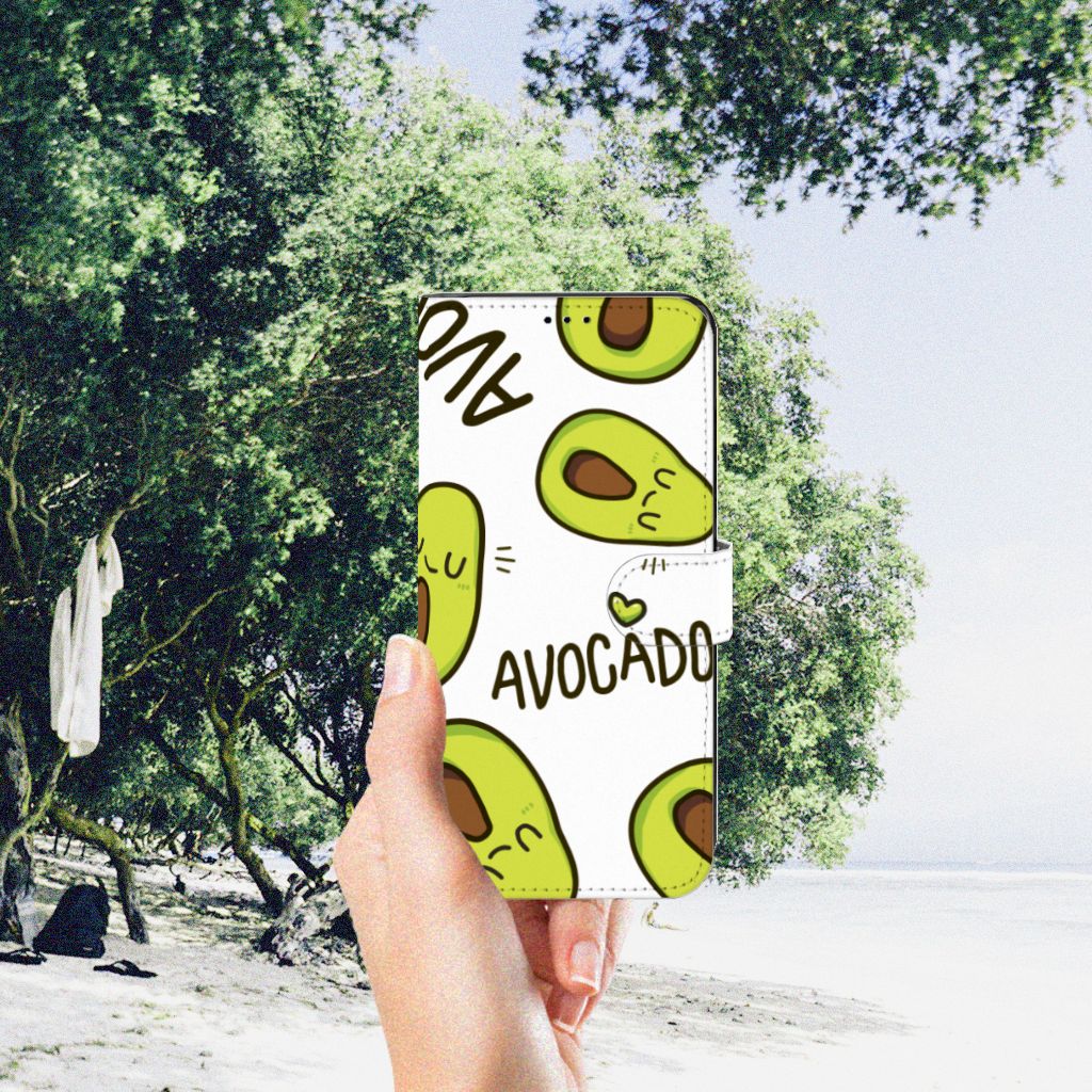 Motorola Edge 30 Pro Leuk Hoesje Avocado Singing