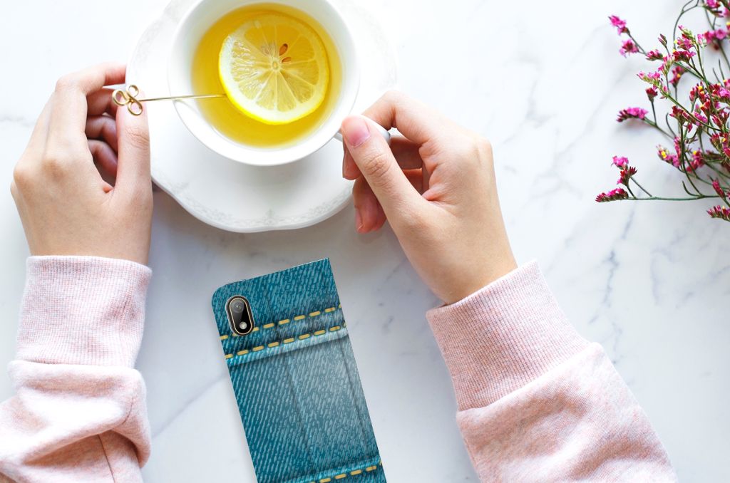 Huawei Y5 (2019) Hippe Standcase Jeans - B2C Telecom