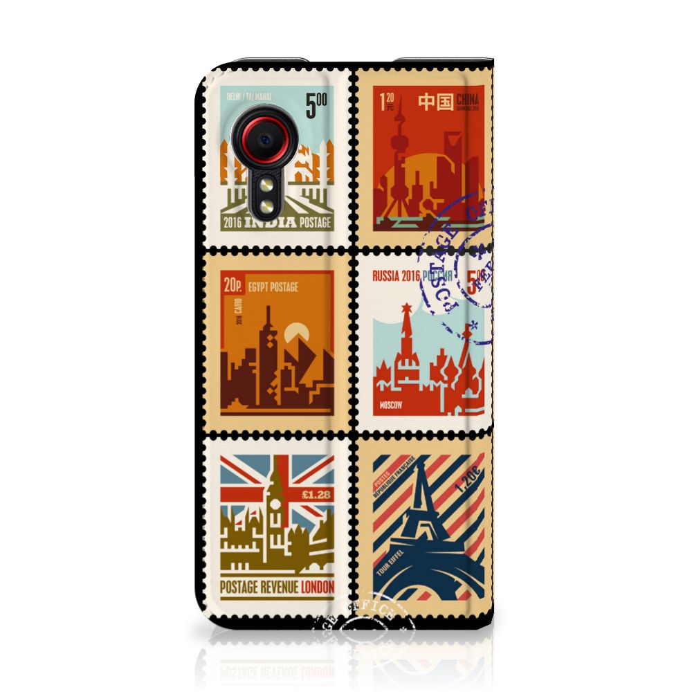 Samsung Galaxy Xcover 5 Book Cover Postzegels - B2C Telecom