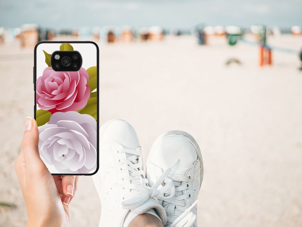 Xiaomi Poco X3 | X3 Pro Bloemen Hoesje Roses B2C Telecom