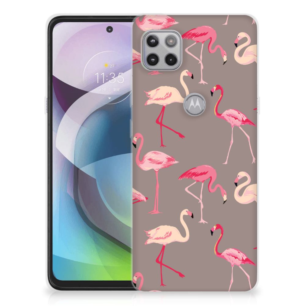 Motorola Moto G 5G TPU Hoesje Flamingo B2C Telecom