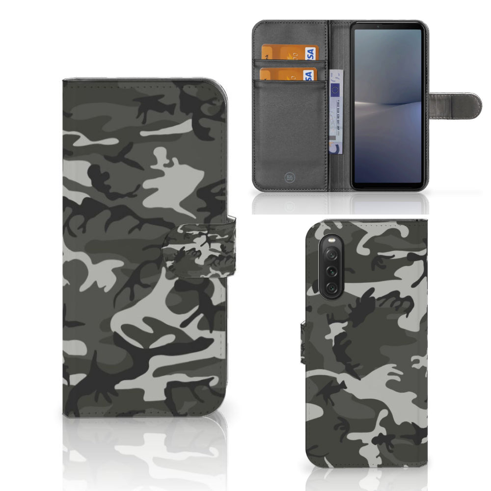 Sony Xperia 10 V Telefoon Hoesje Army Light