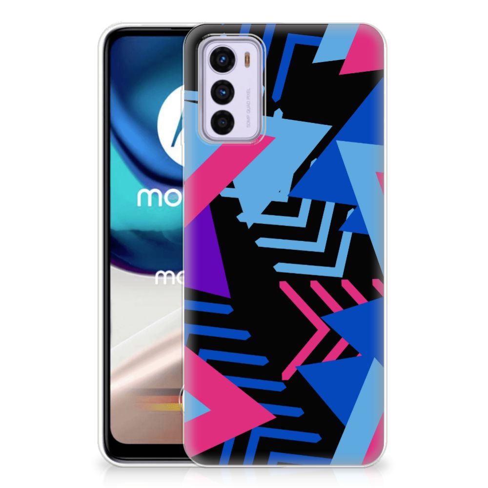Motorola Moto G42 TPU Hoesje Funky Triangle B2C Telecom