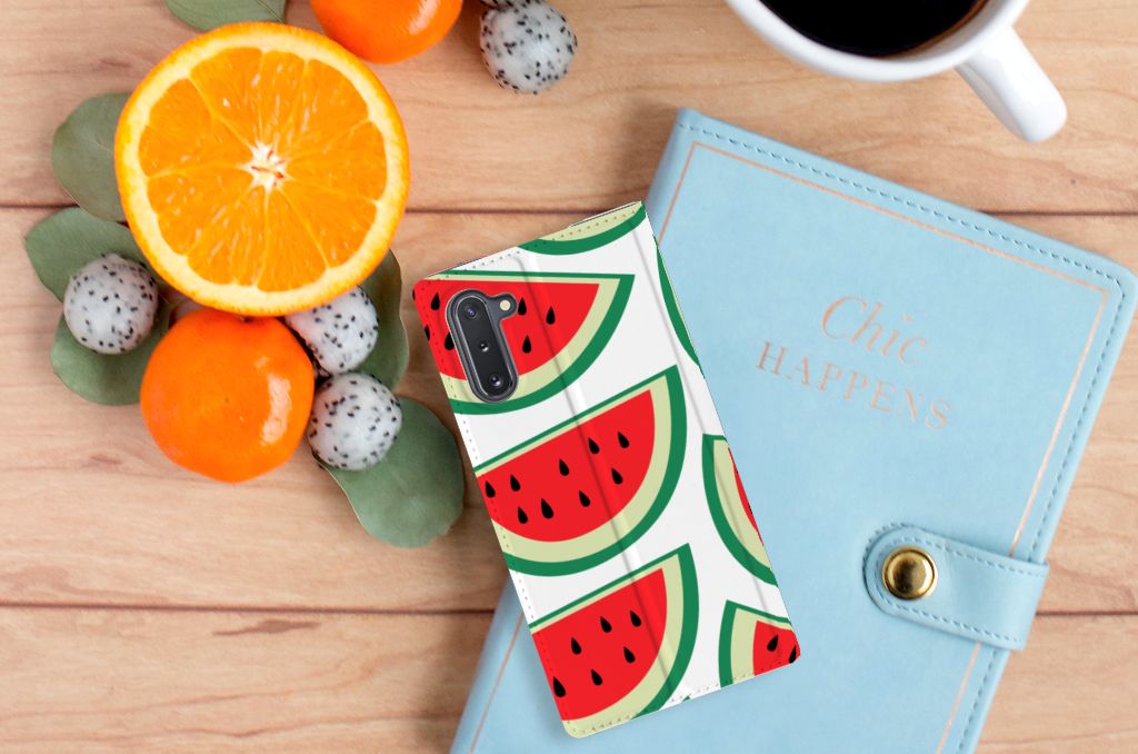 Samsung Galaxy Note 10 Flip Style Cover Watermelons