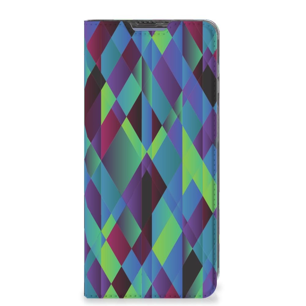 Poco X4 Pro 5G Stand Case Abstract Green Blue - B2C Telecom