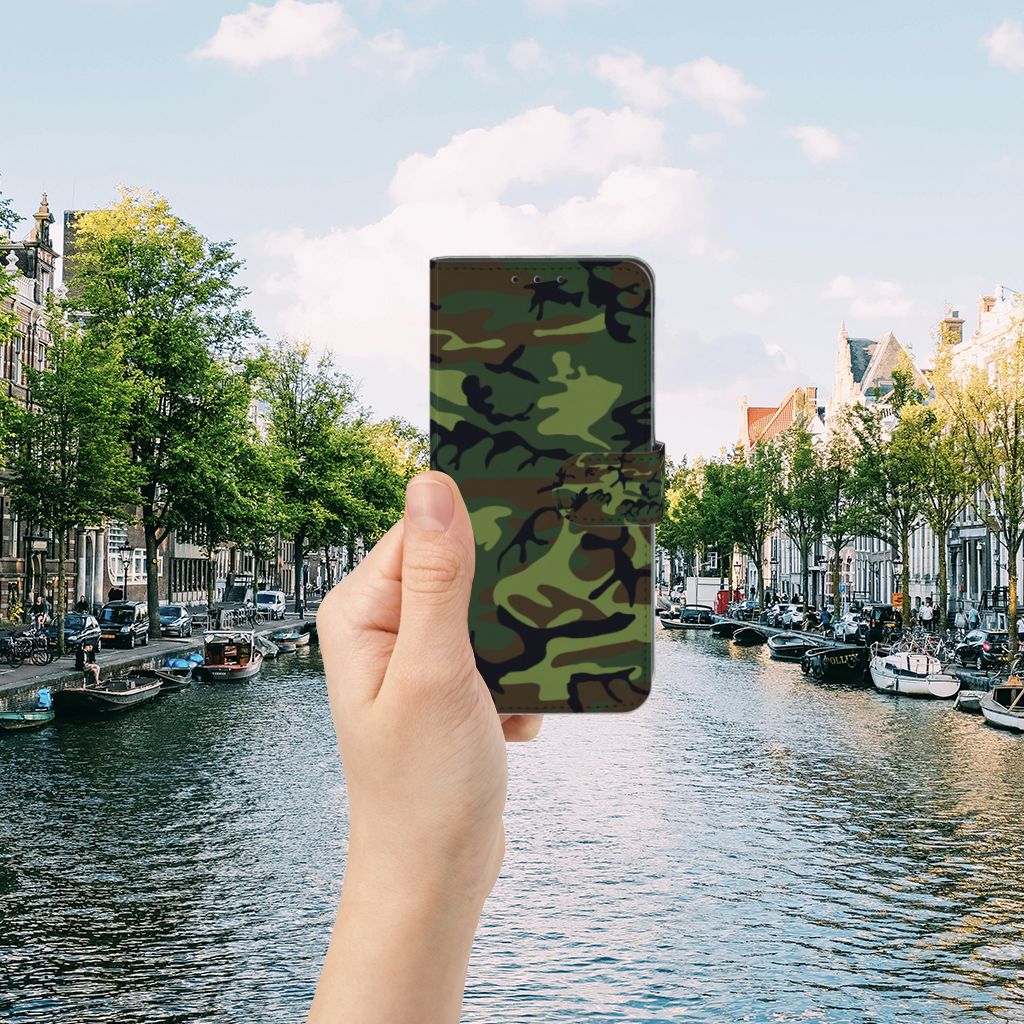 Alcatel 1S 2020 Telefoon Hoesje Army Dark
