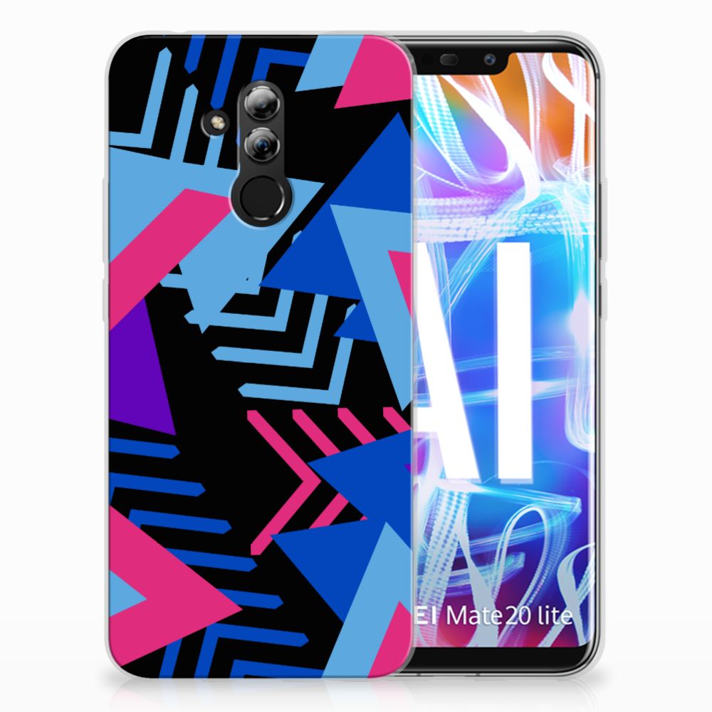 Huawei Mate 20 Lite TPU Hoesje Funky Triangle