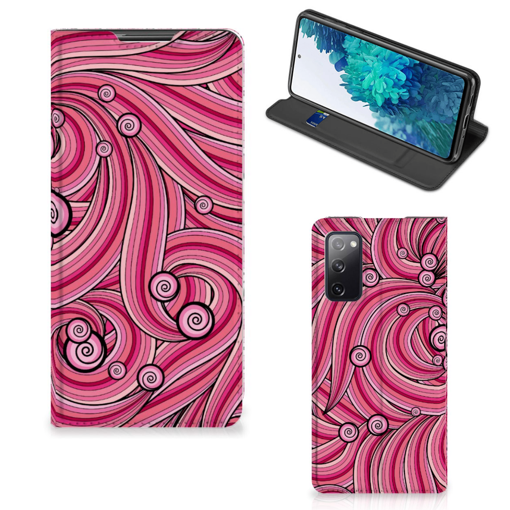 Samsung Galaxy S20 FE Bookcase Swirl Pink - B2C Telecom