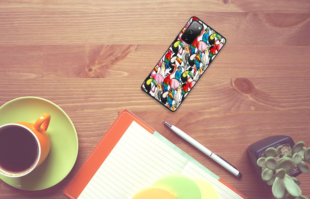 Samsung Galaxy S20 FE Dierenprint Telefoonhoesje Birds B2C Telecom