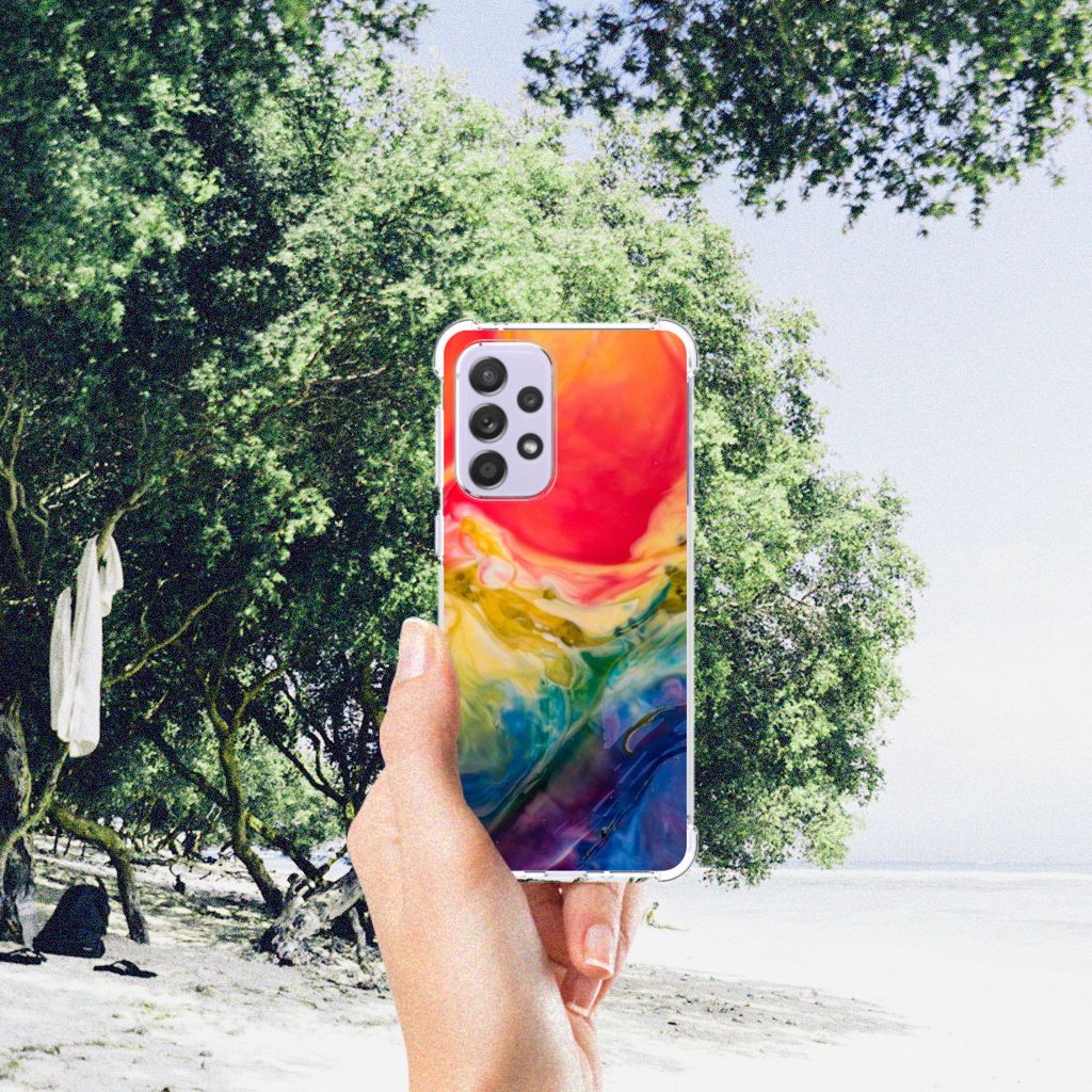 Back Cover Samsung Galaxy A33 Watercolor Dark B2C Telecom