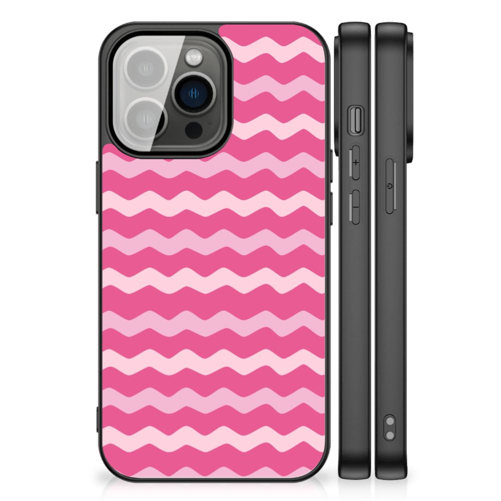 iPhone 13 Pro Back Case Waves Pink B2C Telecom