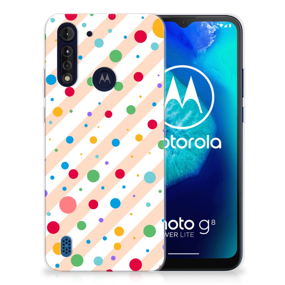 Motorola Moto G8 Power Lite TPU bumper Dots B2C Telecom