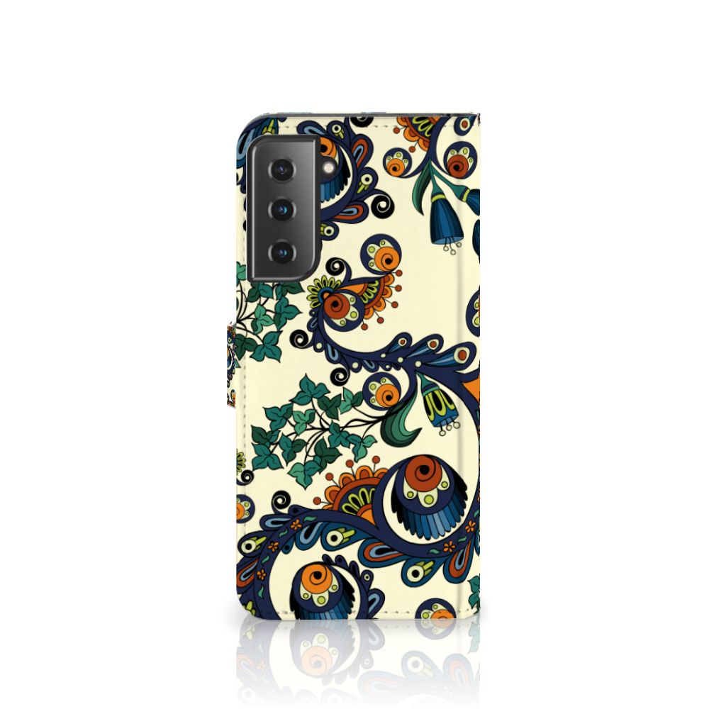 Wallet Case Samsung Galaxy S21 Plus Barok Flower