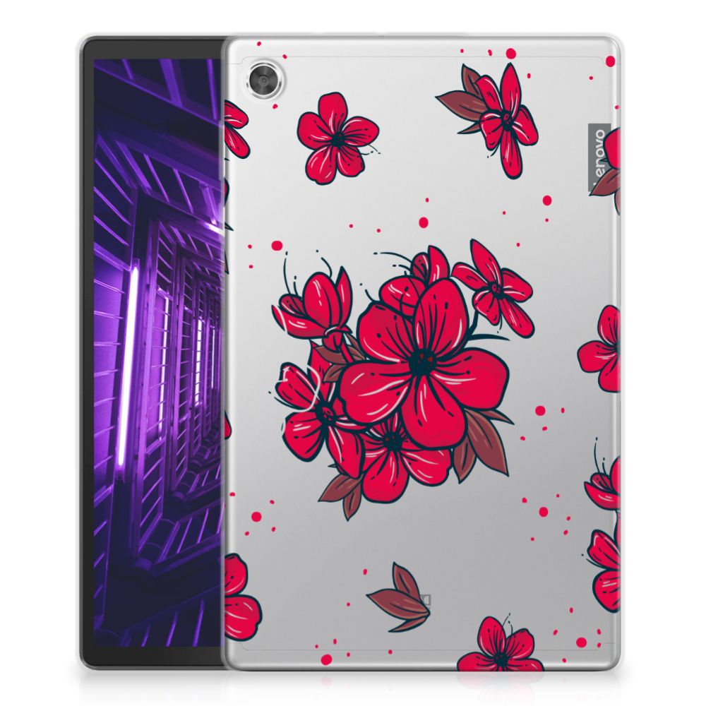 Lenovo Tab M10 Plus Siliconen Hoesje Blossom Red - B2C Telecom