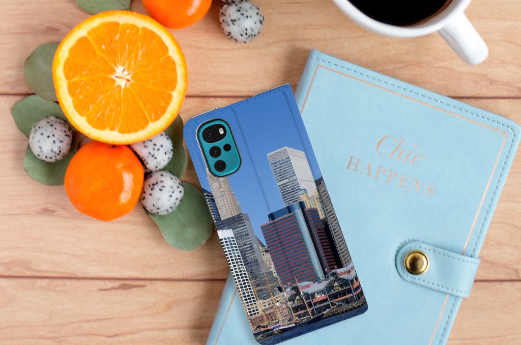 Motorola Moto G22 Book Cover Vrijheidsbeeld - B2C Telecom