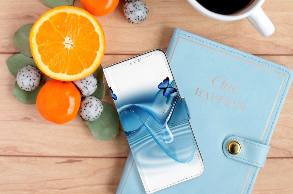 OPPO Reno 4 Pro 5G Telefoonhoesje met Pasjes Vlinders