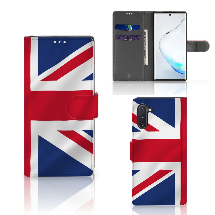 Samsung Galaxy Note 10 Bookstyle Case Groot-Brittannië
