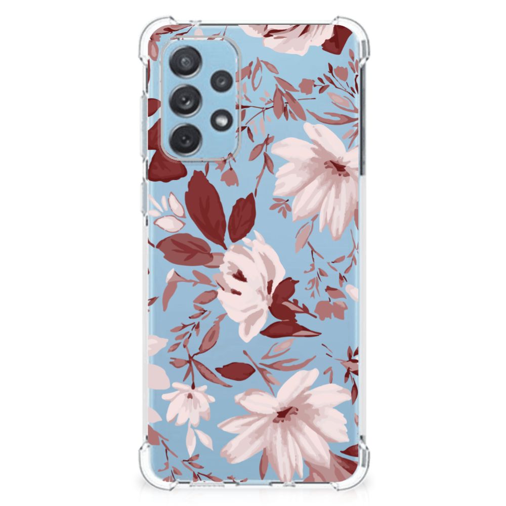 Back Cover Samsung Galaxy A73 Watercolor Flowers B2C Telecom