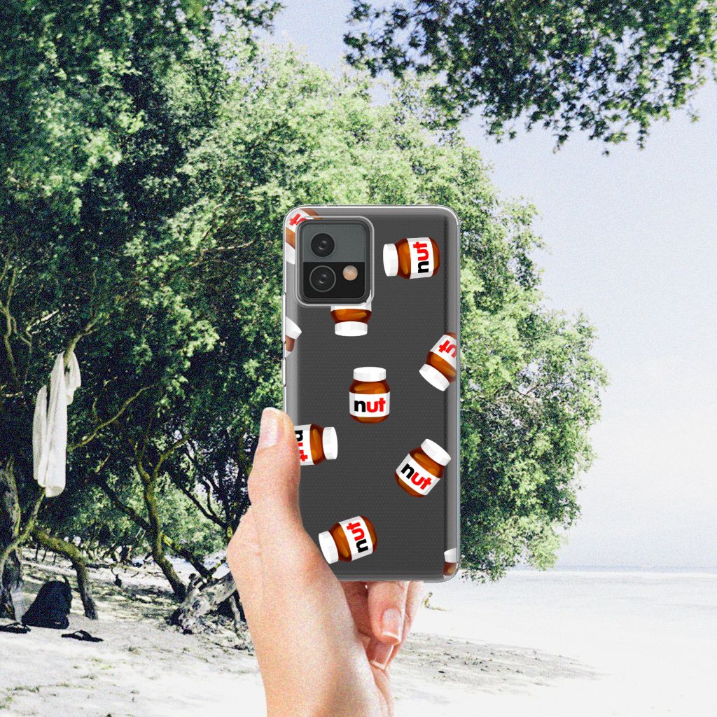 Motorola Moto G72 Siliconen Case Nut Jar B2C Telecom