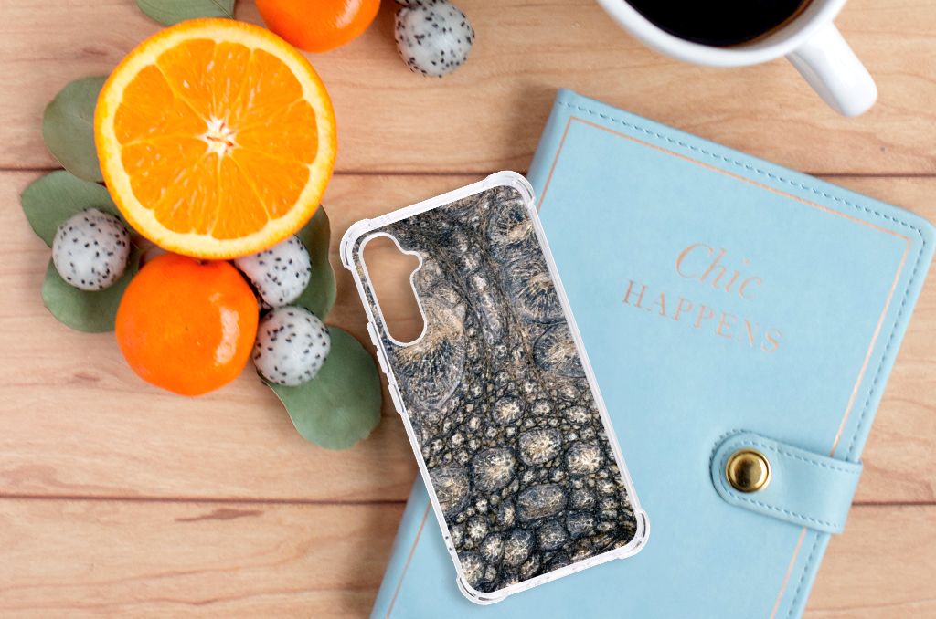 Samsung Galaxy A34 Case Anti-shock Krokodillenprint B2C Telecom