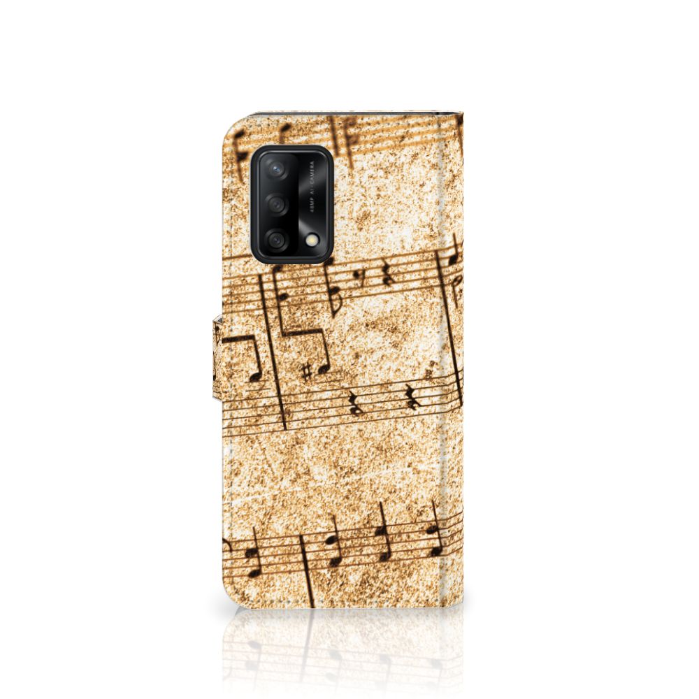OPPO A74 4G Telefoonhoesje met foto Bladmuziek