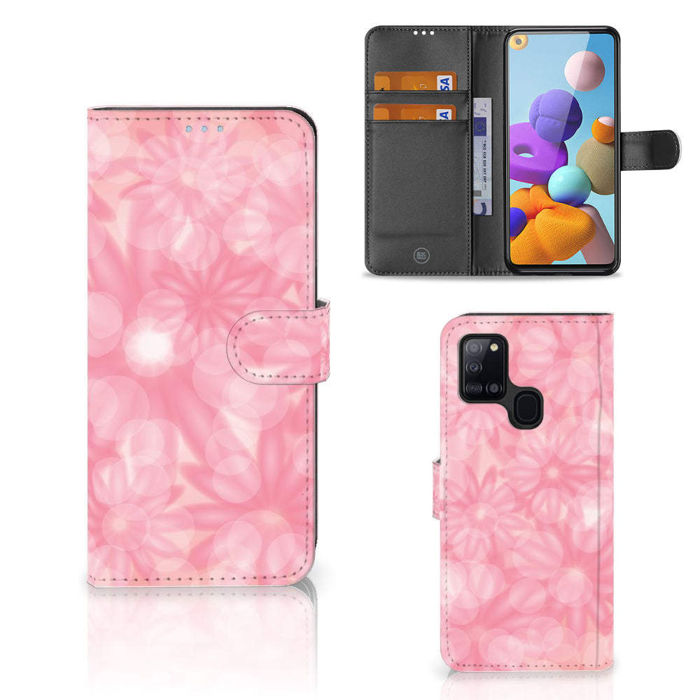 Samsung Galaxy A21s Hoesje Spring Flowers