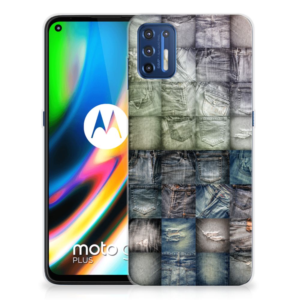 Silicone Back Cover Motorola Moto G9 Plus Spijkerbroeken B2C Telecom