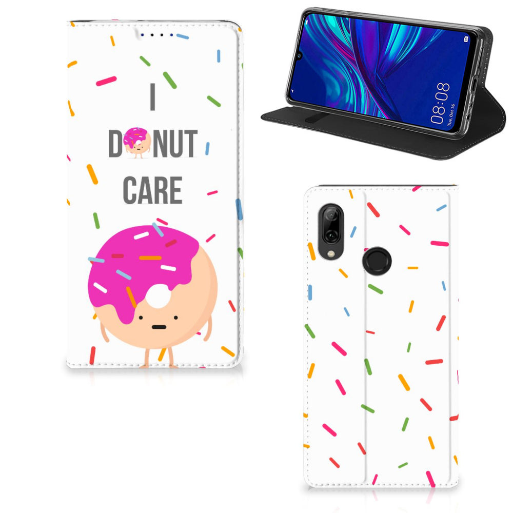 Huawei P Smart (2019) Flip Style Cover Donut Roze