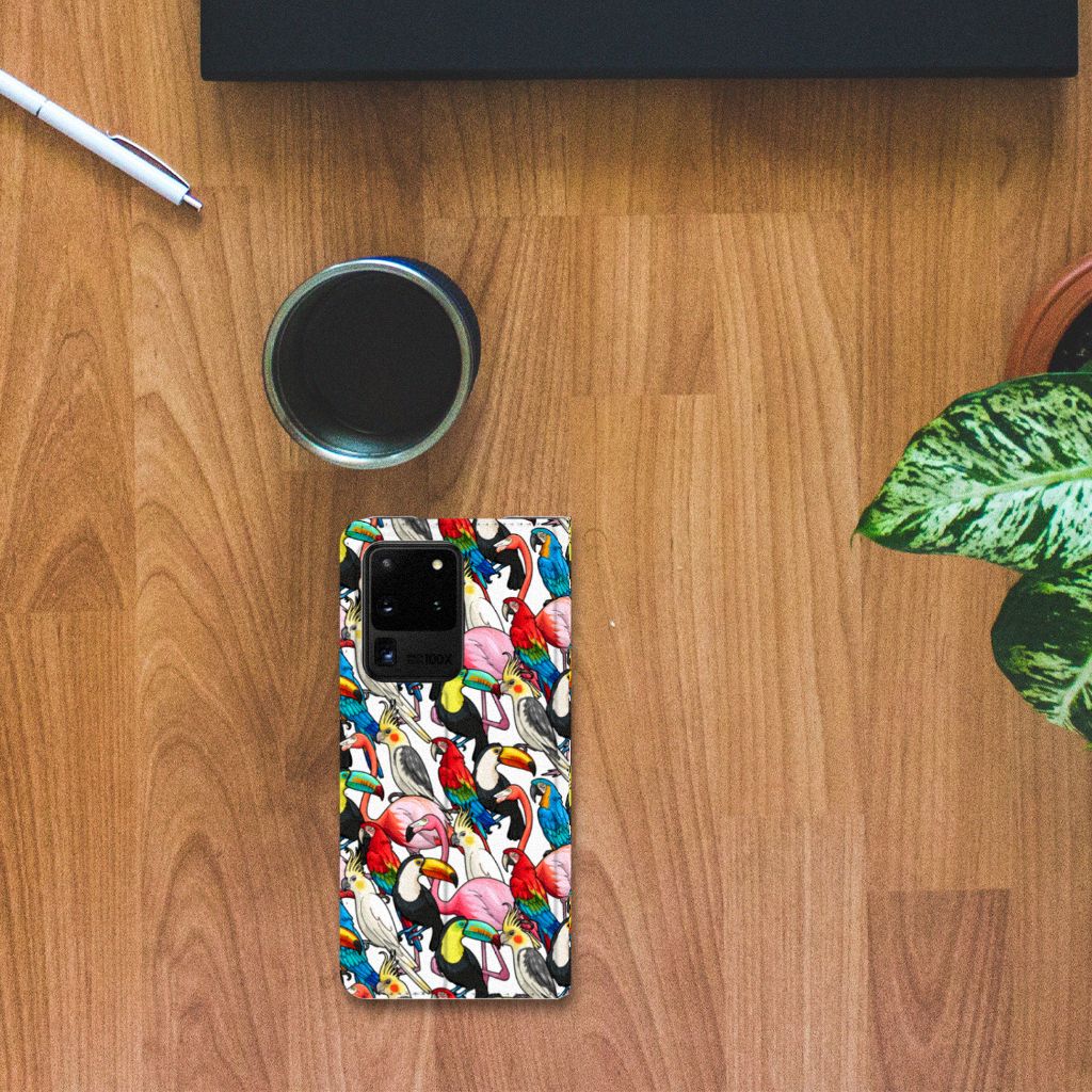 Samsung Galaxy S20 Ultra Hoesje maken Birds - B2C Telecom