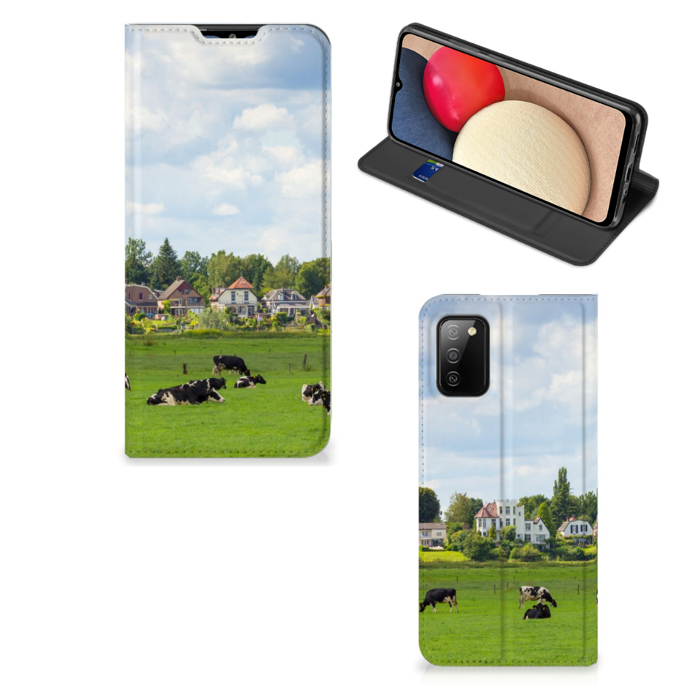 Samsung Galaxy M02s | A02s Hoesje maken Koeien - B2C Telecom