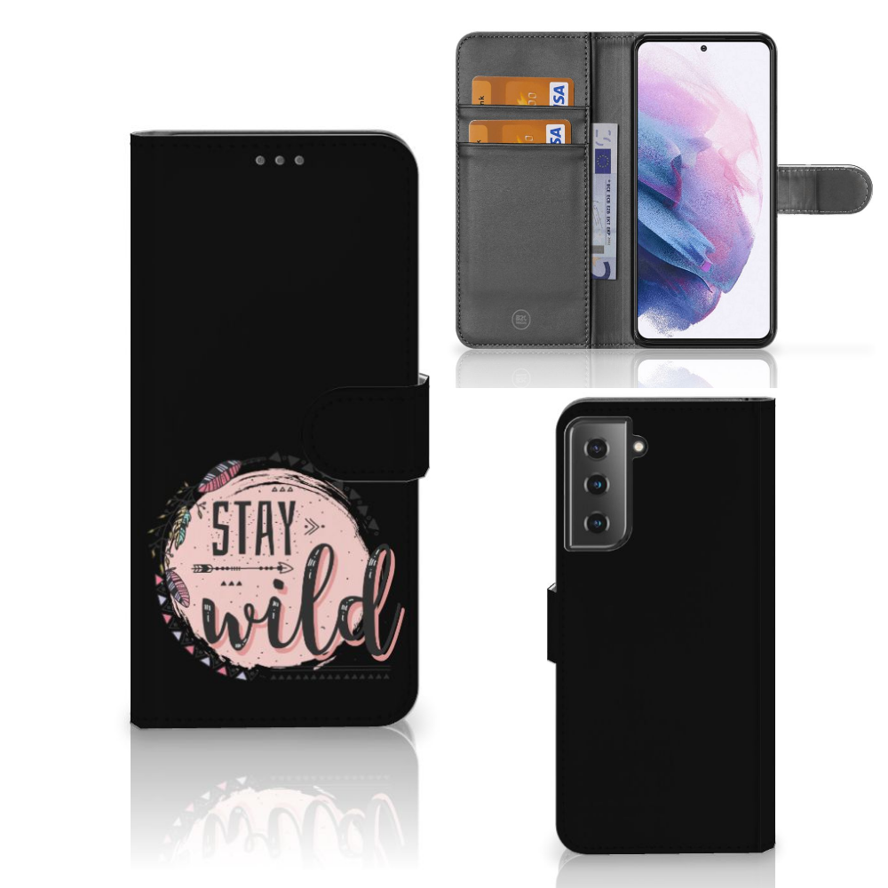 Samsung Galaxy S21 Plus Leuk Hoesje Boho Stay Wild