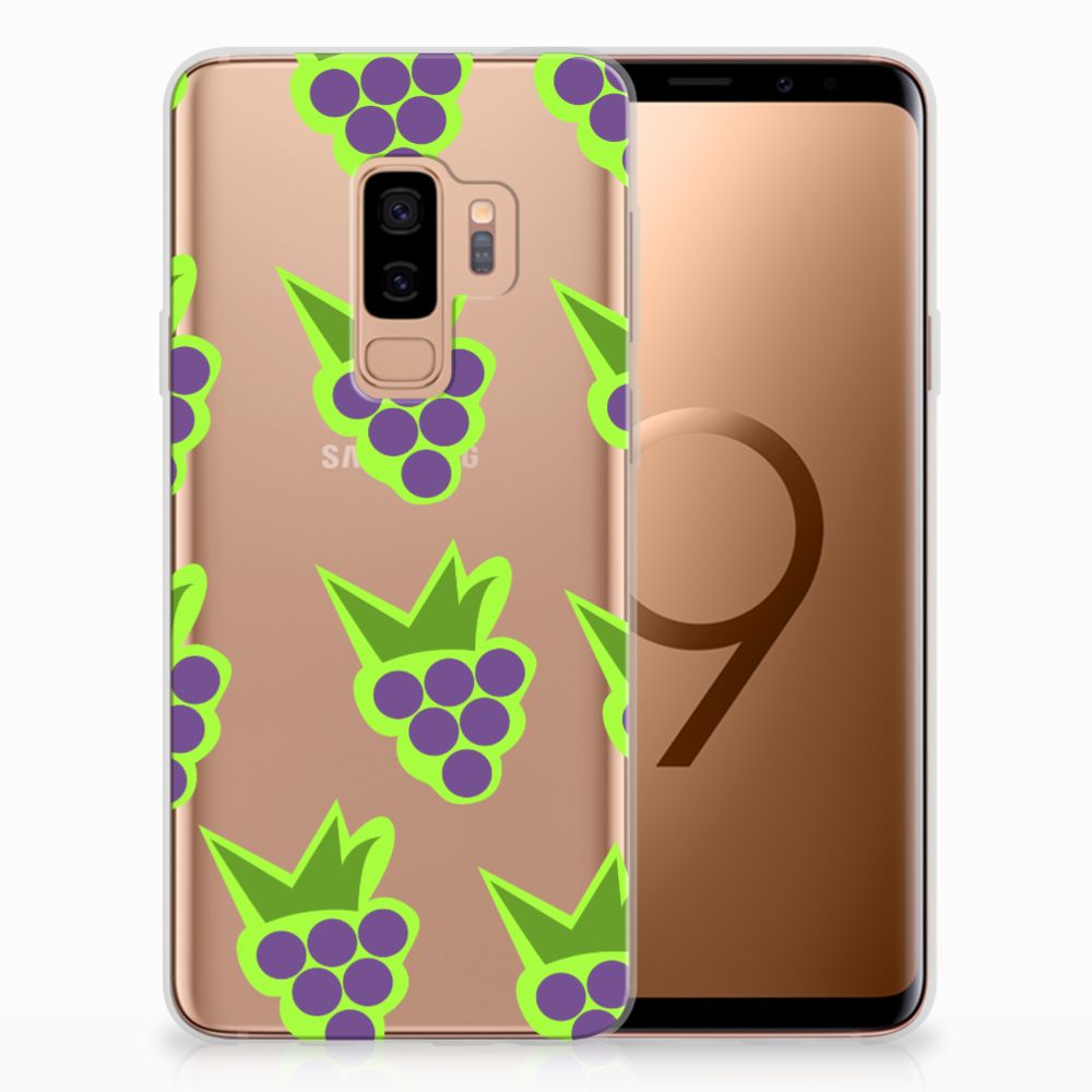 Samsung Galaxy S9 Plus Siliconen Case Druiven