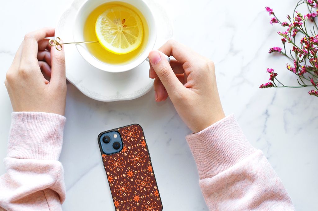 Apple iPhone 13 mini Back Case Batik Brown B2C Telecom