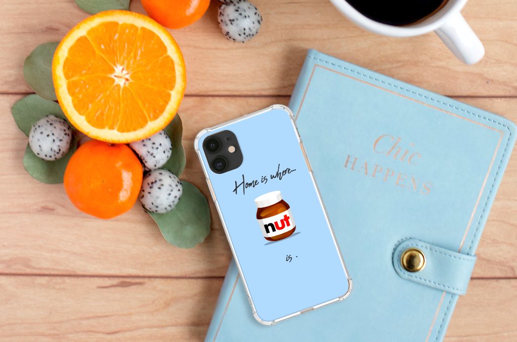 Apple iPhone 11 Beschermhoes Nut Home
