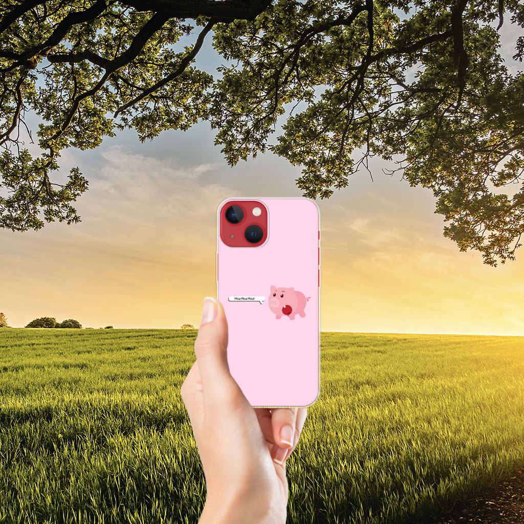Apple iPhone 13 Telefoonhoesje met Naam Pig Mud B2C Telecom