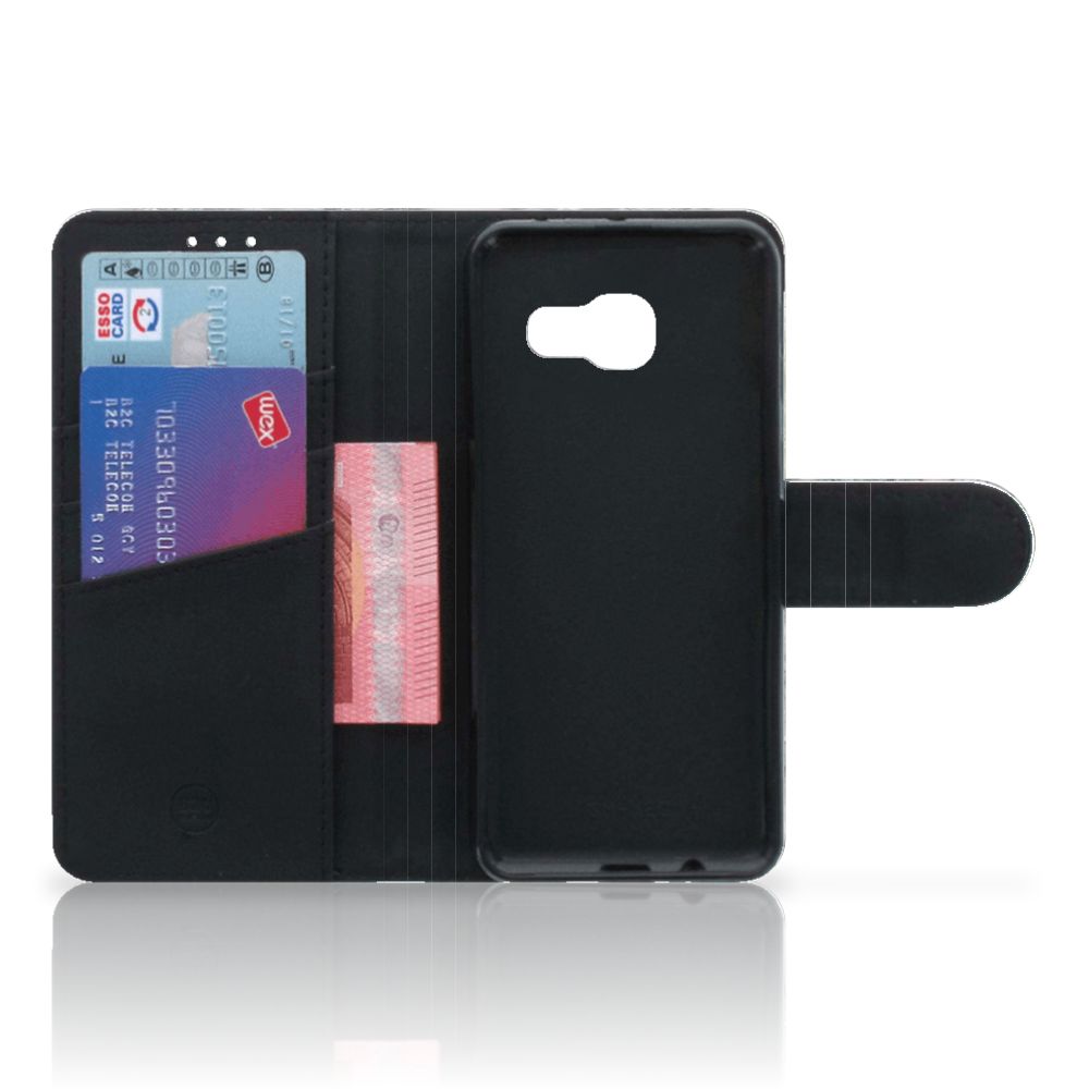 Wallet Case met Pasjes Samsung Galaxy A3 2017 Spijkerbroeken