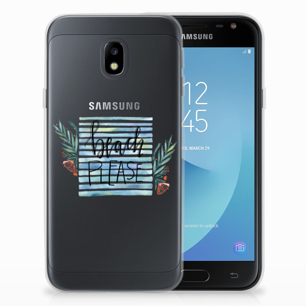 Samsung Galaxy J3 2017 Telefoonhoesje met Naam Boho Beach